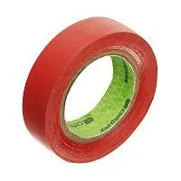 Изолента ПВХ, 15 мм х 10 м, красная Сибртех
