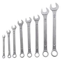 Набор ключей комбинированных, 6-19 мм, хромированные, 8 шт, Sparta Набор ключей комбинированных, 6-19 мм, хромированные, 8 шт, Sparta