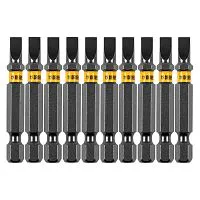 Бита SL5,0х50, сталь S2, шестигранный профиль, 10 шт. Е 6,3 Denzel