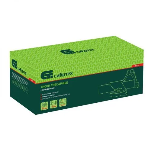 Тиски слесарные, 150 мм, стальные, поворотные Сибртех фото 5