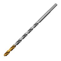 Сверло спиральное по металлу 5 х 132 мм, Р6М5, Golden Tip, удлиненное Denzel