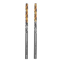 Сверло спиральное по металлу 3 x 60 мм, Р6М5, Golden Tip , 2шт. Denzel