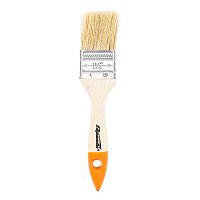 Кисть плоская Slimline 1.5" (38 мм) натуральная щетина, деревянная ручка Sparta