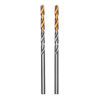 Сверло спиральное по металлу 3,2 x 65 мм, Р6М5, Golden Tip , 2шт. Denzel