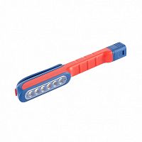 Фонарь для ремонтных работ Inspector, 6 + 1 яркие Led, зажим на карман, 3 х ААА Stern