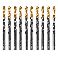 Сверло по металлу, 7 мм, HSS-Tin, Golden Tip, 10 шт. Denzel