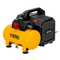 Компрессор  DLS750/6 безмасляный малошумный 750 Вт, 140 л/мин,ресивер 6 л Denzel