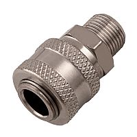Муфта универсальная быстросъемная ("мама") 3/8, внешняя резьба, 2 шт, Stels