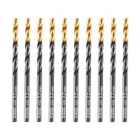 Сверло по металлу, 3,2 мм, HSS-Tin, Golden Tip, 10 шт. Denzel