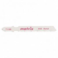 Полотна для электролобзика  по металлу, 3 шт, T118B, 50 x 2 мм, HSS Matrix