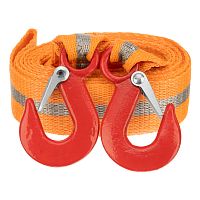 Трос буксировочный 2.5 т, 5 м, 2 крюка, сумка на молнии Stels