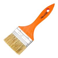 Кисть плоская Slimline 3" (75 мм) натуральная щетина, деревянная ручка Sparta