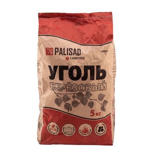 Уголь берёзовый, 5 кг Camping Palisad