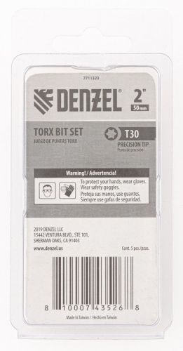Бита T30x50, 5 шт. Denzel фото 2