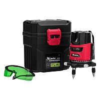 Лазерный уровень CRX-30G, 30 м, зеленый луч, батарейки, резьба 5/8" MTX