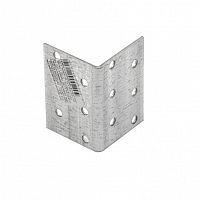 Крепежный уголок равносторонний 2 мм, KUR 40 x 40 x 60 мм Сибртех