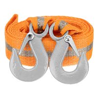Трос буксировочный 10 т, 5 м, 2 крюка, сумка на молнии Stels