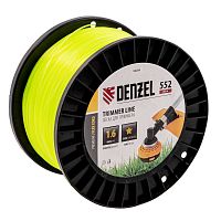Леска для триммера звезда, 1,6мм х 552м, на DIN катушке FLEX CORD,  Denzel