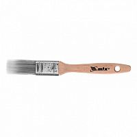 Кисть плоская Platinum 1", искусственная щетина, деревянная ручка MTX