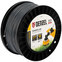 Леска для триммера двухкомпонентная круглая, 2,7мм х 151м, на DIN катушке EXTRA CORD Denzel